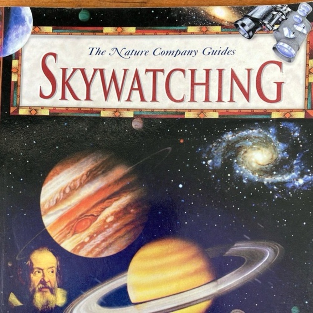 Skywatching Coffee Table Book by The Nature Company Guides-vintage